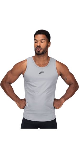 2026 Zhik Mens Eco Spandex LT Race Singlet VST-0140-M-PLT - Platinum